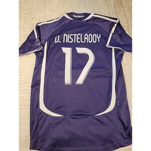 Nistelrooy Real Madrid Soccer Jersey Futbol Mens Size Small Adult Capitan